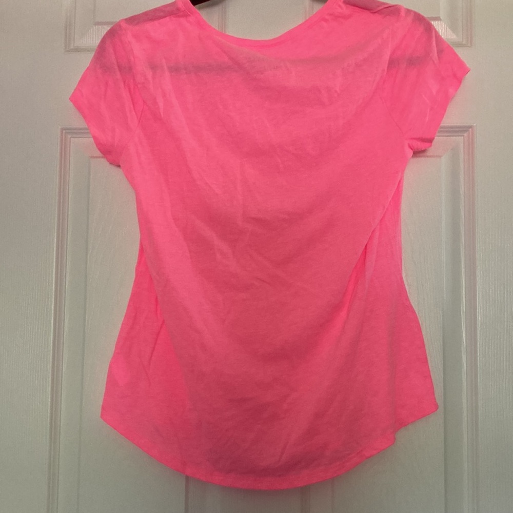 Justice Girls Pink Nom Nom Nom-este T-Shirt | Size 14/16 Plus - Picture 2 of 3